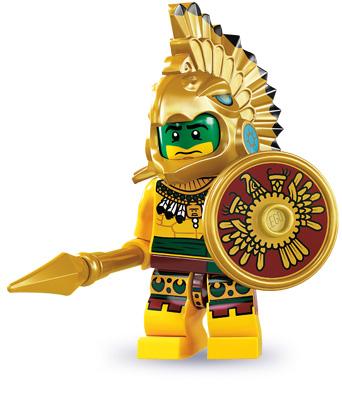 LEGO Minifigure-Aztec Warrior-Collectible Minifigures / Series 7-COL07-2-Creative Brick Builders